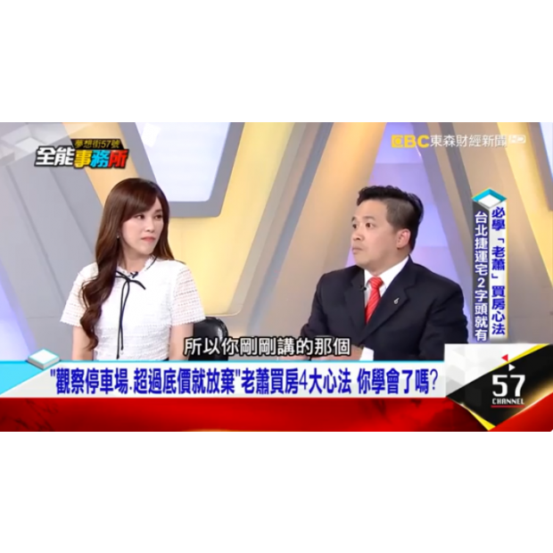 東森財經 TV【夢想街57號-全能事務所】(專家帶路 5 - 廖麟鑫)